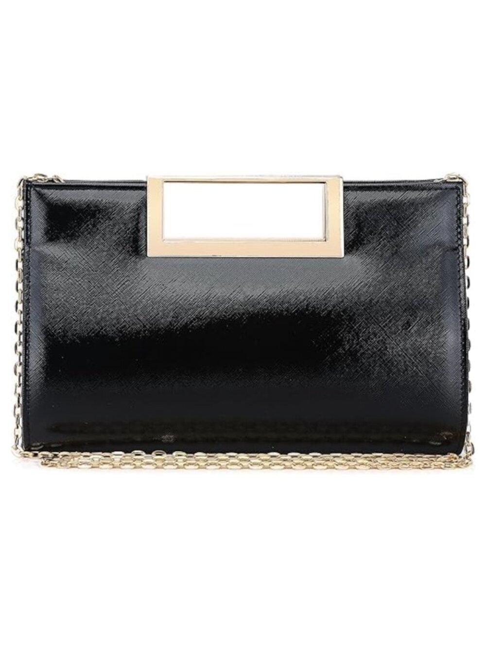 Evening Handbag Crossbody Shoulder Bag Faux Leather Detachable Strap Wedding